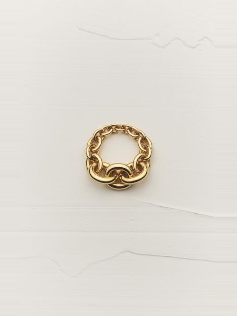 GRADUATED CHAIN RING IN 18K YELLOW GOLD