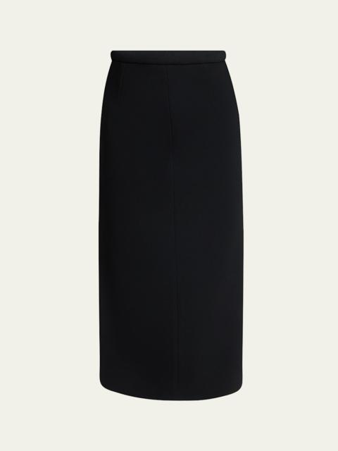 Long Pencil Skirt with Slit