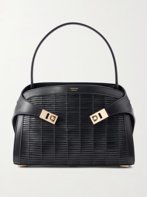 Hug Small Embellished Leather Tote