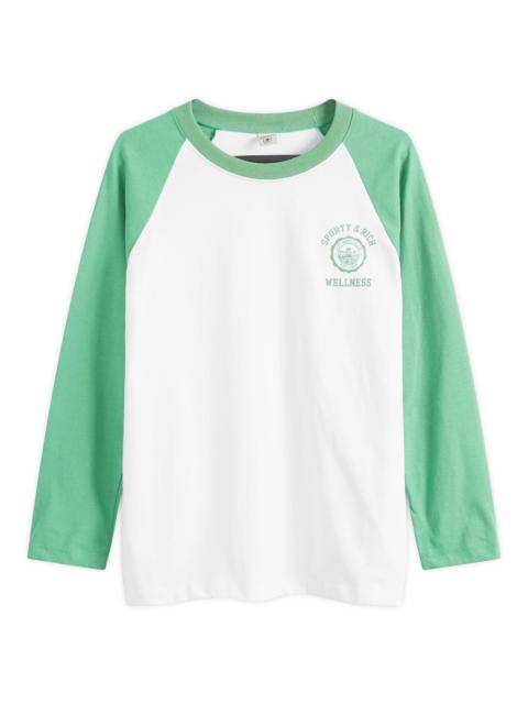 Sporty & Rich Emblem Baseball T-Shirt