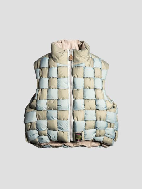 RIP STOP NYLON KEEL-WEAVING VEST - GRAY