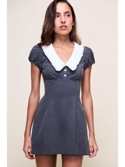 JANE EYELET MINI DRESS