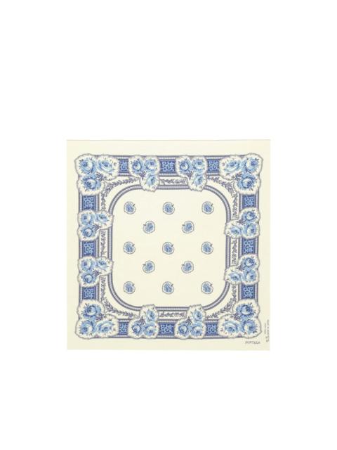 floral -print cotton bandana