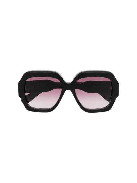 oversize square-frame sunglasses