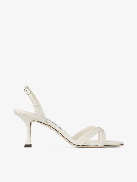 Elsy 70
Latte Nappa Leather Crossover Slingback