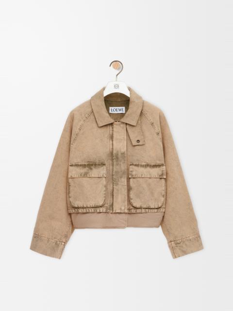 Jacket in cotton