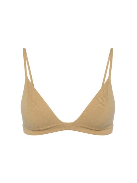 Vesha Knit Bra in Hay Merino Wool Cashmere