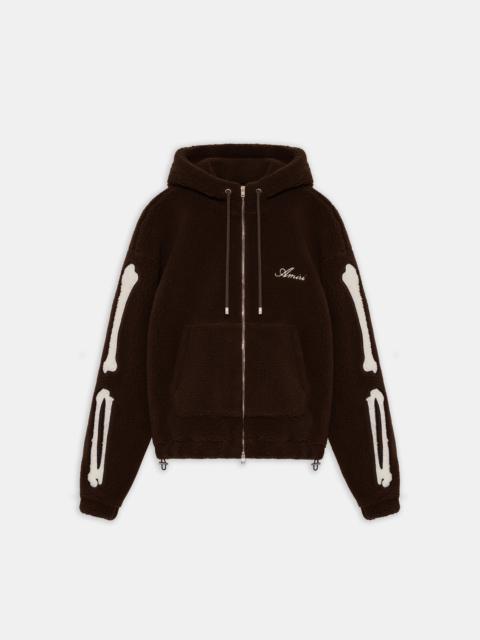 BONES FLEECE ZIP HOODIE
