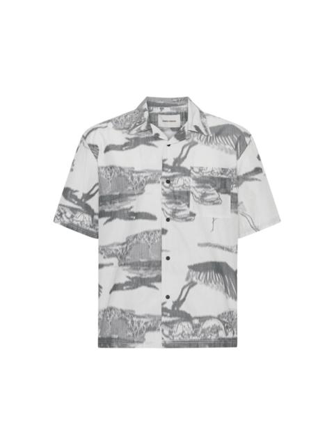 THE ARTIST SHIRT - BLACK WHITE IKAT