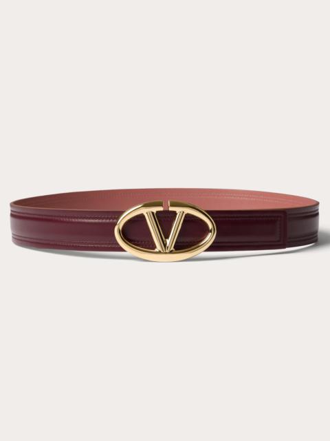 THE BOLD EDITION VLOGO SHINY CALFSKIN BELT 30 MM