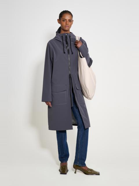 Stockholm Long Patch Raincoat Mystic Blue