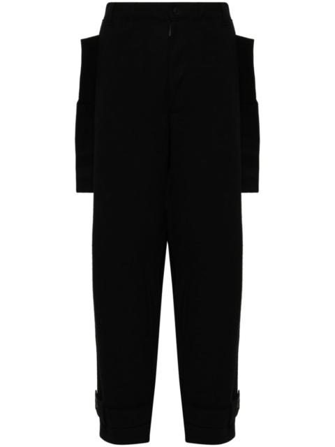 drop crotch trousers