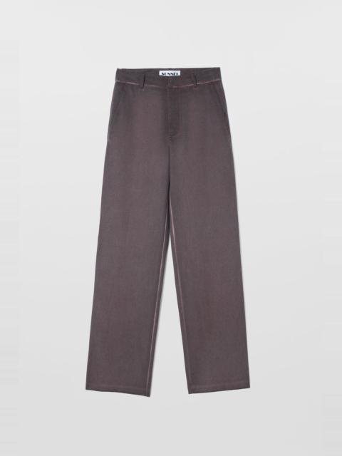 CLASSIC PANTS / plum