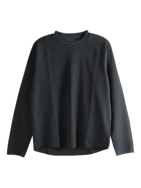 textured long-sleeve T-shirt