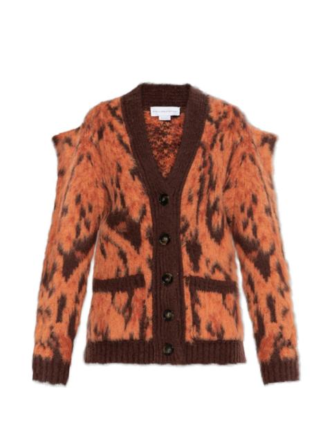 Cloud Leopard-print cardigan