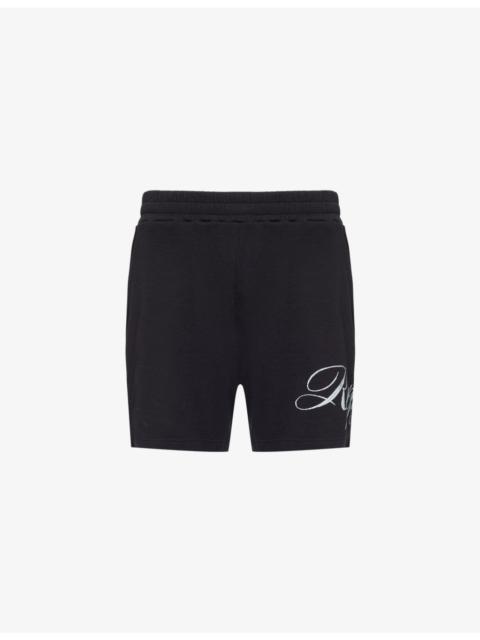 Owners Club Script two-slip-pockets regular-fit cotton-jersey shorts