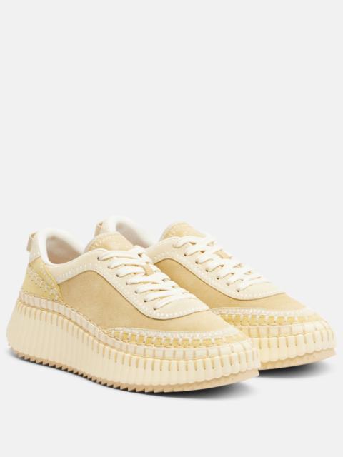 Nama suede platform sneakers