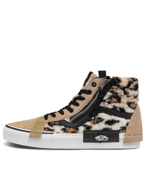 Vans Unisex SK8-HI CAP Mid-Top Sneakers Brown/Black VN0A3WM1ABH