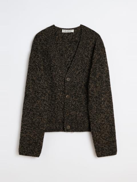Our Legacy Academy Cardigan Bear Twist Mouline Wool