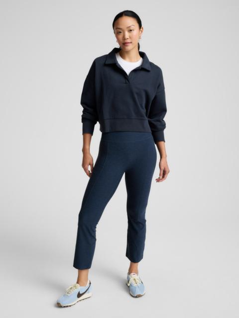 Spacedye Pintuck Kick Flare High Waisted Pant