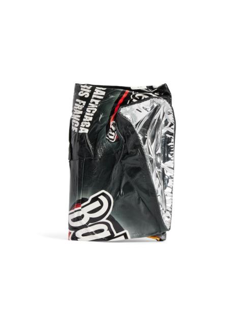 Men's Chips Passport Holder in Black