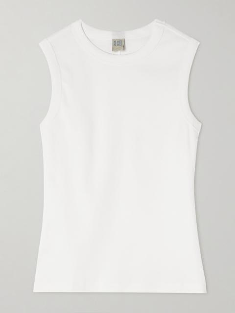 Esmé Ribbed Organic Cotton-jersey Tank