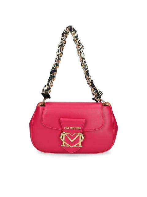 logo-plaque shoulder bag