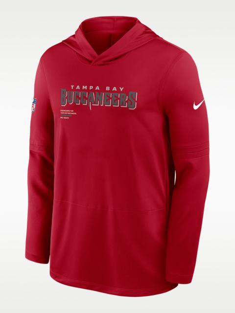Tampa Bay Buccaneers Pure Fury Sideline Men's Nike Dri-FIT NFL Long-Sleeve Hooded Top