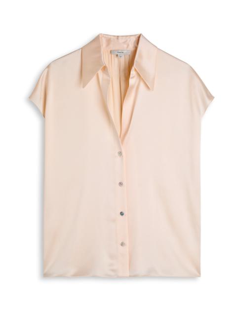 Vince Silk-satin Shirt
