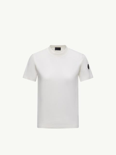 Pleated Back Cotton T-Shirt