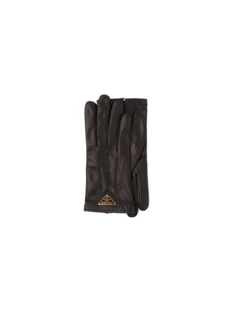 Nappa leather gloves