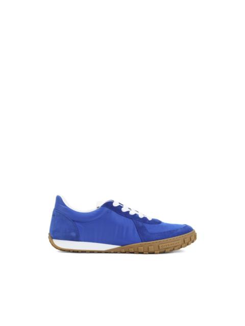 panelled low-top sneakers