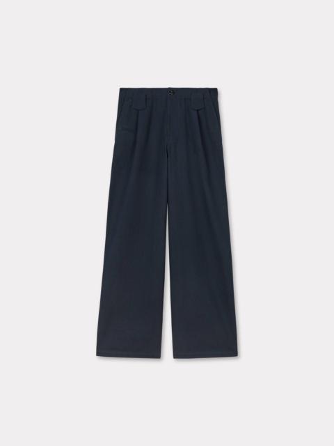 Oversized pleated pants