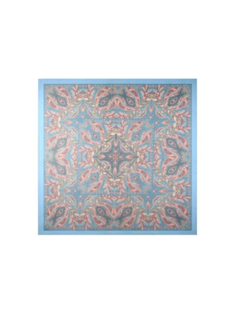 paisley-print silk scarf