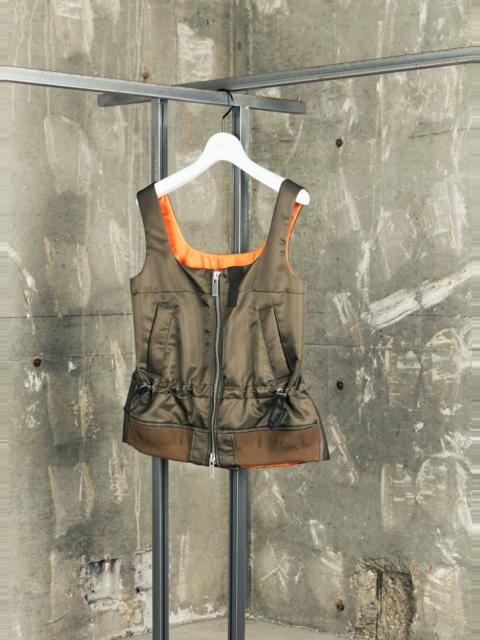 Nylon Twill Tank Top