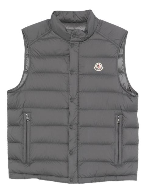 zip quilted gilet