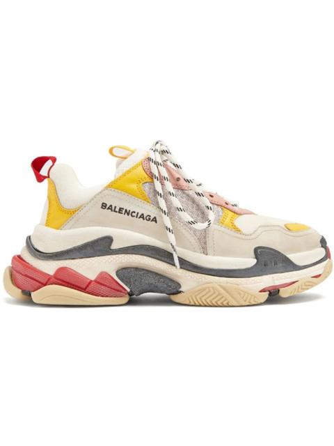 Balenciaga Triple S Cream Yellow Red (Women's)