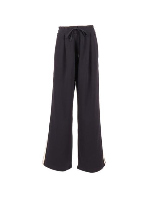 Perdoni drawstring stripe trousers