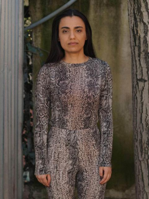 Bead Long Sleeve Tee - Circulose Jersey