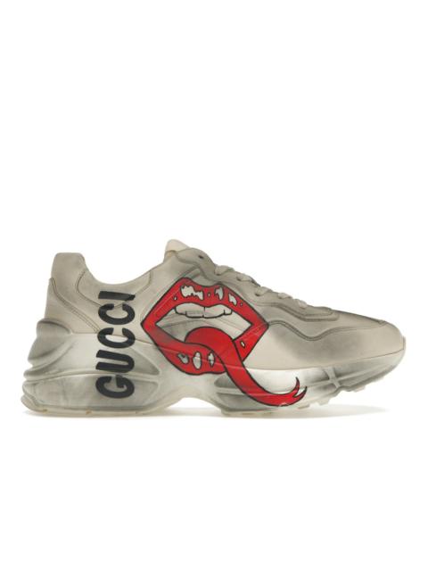 Women's Rhyton sneaker with mouth print