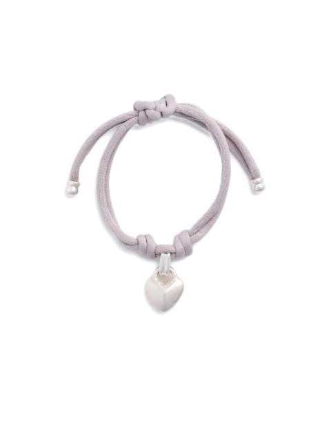 Heart drawstring bracelet