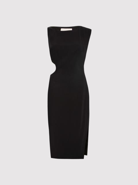 Arc Cut Out Dress - Black