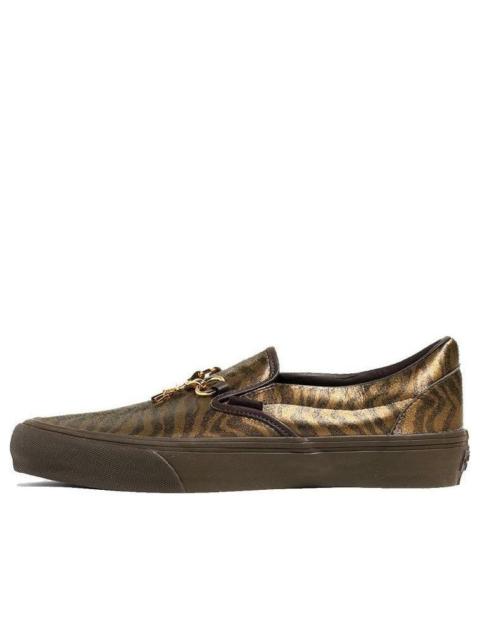 Vans Needles x Vault Classic Slip-On V 'Animal Print - Brown' VN0A3QXY2GU