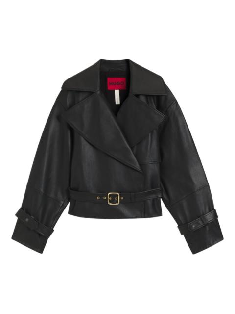 belted jacket