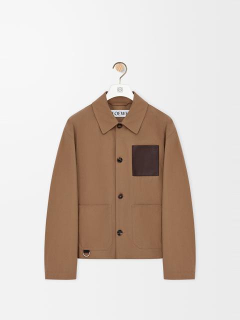 Workwear jacket in cotton
