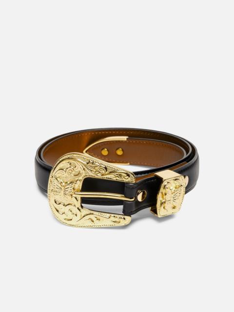 PAPILLON WESTERN TIP BELT - STEER LEATHER