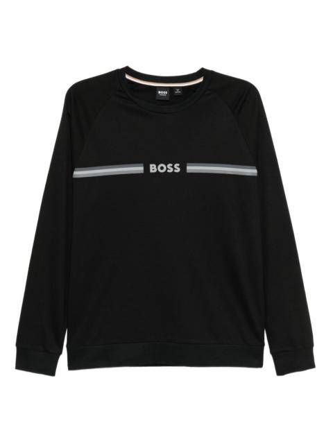 logo-print cotton sweatshirt