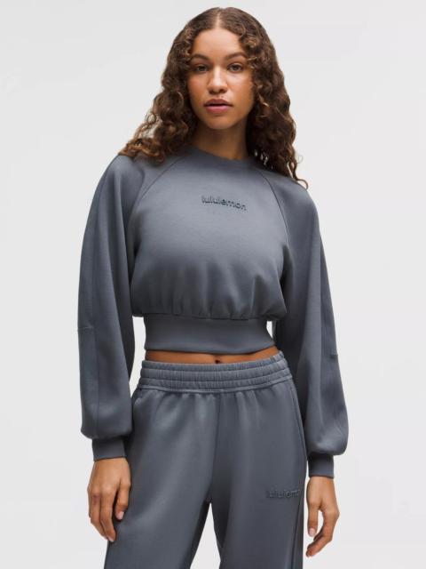 Smooth Spacer Cropped Pullover *Wash