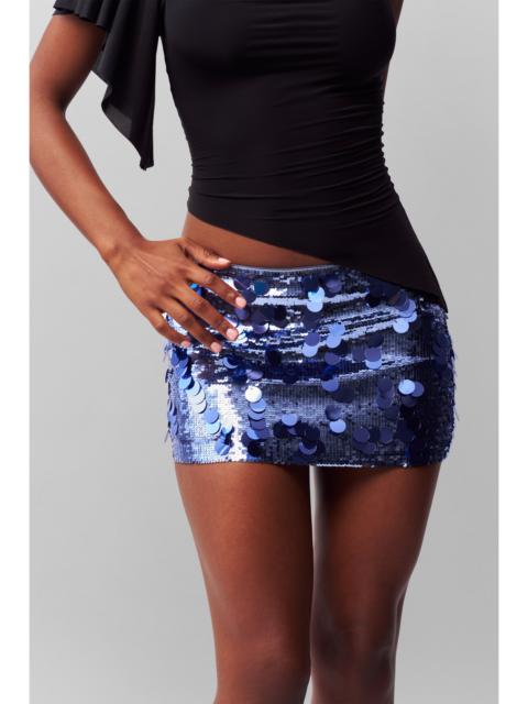 LOW RISE PAILLETTE SKIRT