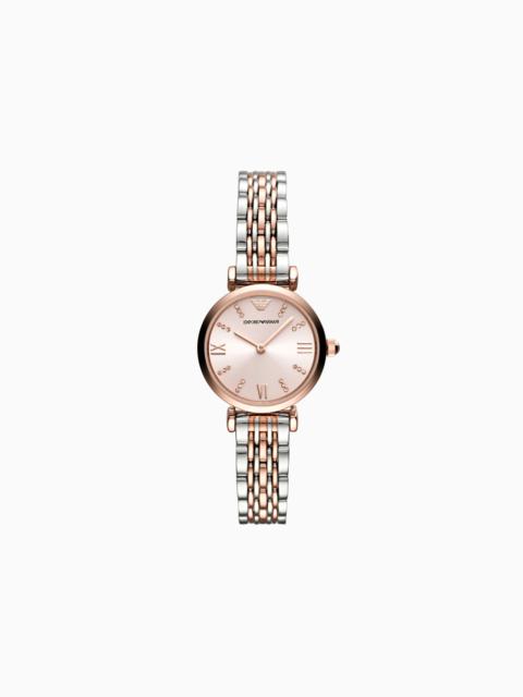 WOMEN'S TWO-HAND TWO-TONE STAINLESS STEEL WATCH